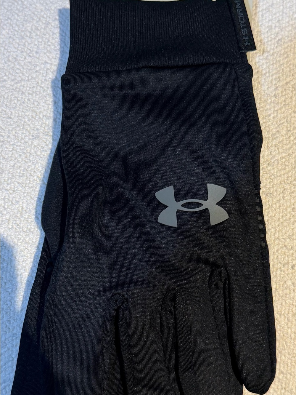 Under Armour Black Men’s Lightweight Training Gloves with Reflective Logo